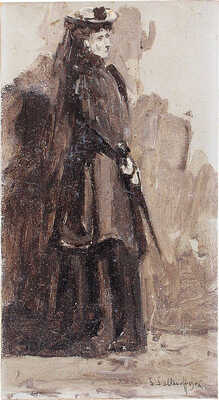 Салтанов Сергей Николаевич. Дама с зонтом 